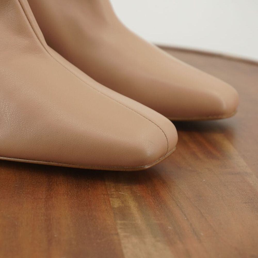 Steve Madden Womens Harli Ankle Boots Booties Faux Leather Blush Pink Heeled 10M - Picture 2 of 9